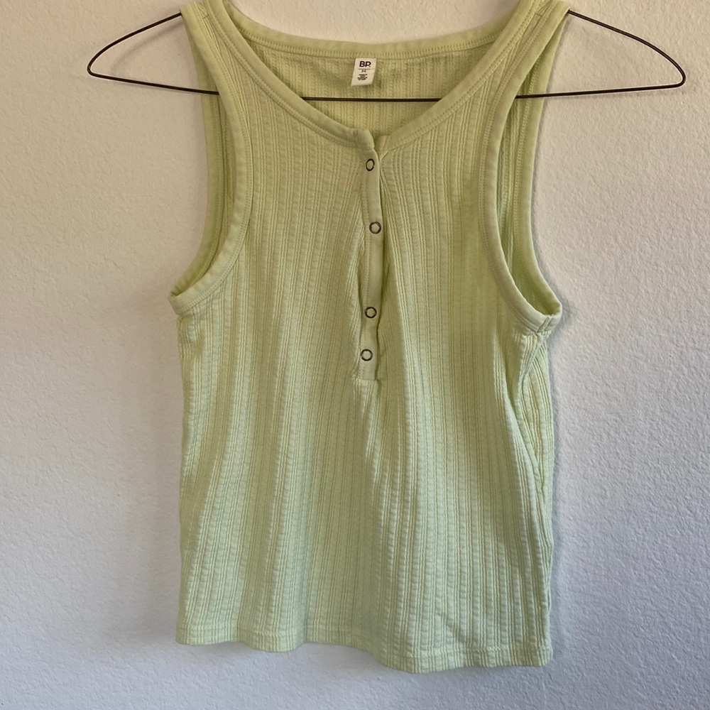 Green tank top